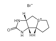 2-oxo-(3ar,8ac,8bc)-decahydro-thieno[1',2':1,2]thieno[3,4-d]imidazolium, bromide结构式