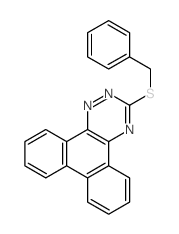 benzyl phenanthro[9,10-e][1,2,4]triazin-3-yl sulfide结构式