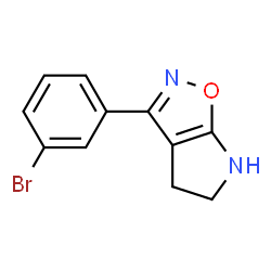 4H-Pyrrolo[3,2-d]isoxazole,3-(3-bromophenyl)-5,6-dihydro-(9CI)结构式