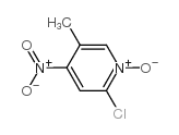 2-chloro-5-methyl-4-nitropyridine-n-oxide structure