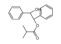 [(1S,2R)-2-hydroxy-1,2-diphenylethyl] 2-methylpropanoate Structure