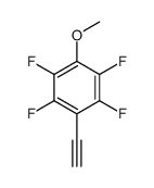 1-ethynyl-2,3,5,6-tetrafluoro-4-methoxybenzene Structure