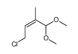 4-chloro-1,1-dimethoxy-2-methylbut-2-ene结构式