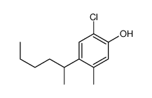 2-chloro-4-hexan-2-yl-5-methylphenol Structure