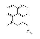 N-(3-methoxypropyl)-N-methylnaphthalen-1-amine Structure