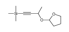 trimethyl-[3-(oxolan-2-yloxy)but-1-ynyl]silane Structure