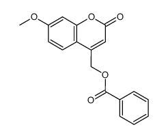 (7-methoxycoumarin-4-yl)methylbenzoate Structure