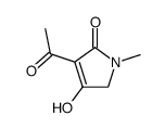 2H-Pyrrol-2-one, 3-acetyl-1,5-dihydro-4-hydroxy-1-methyl- (9CI) Structure