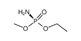 (-)-(S)-O-ethyl O-methyl phosphoramidothioate结构式