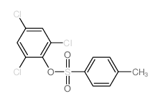 1,3,5-trichloro-2-(4-methylphenyl)sulfonyloxy-benzene结构式