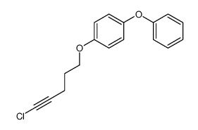 1-(5-chloropent-4-ynoxy)-4-phenoxybenzene Structure