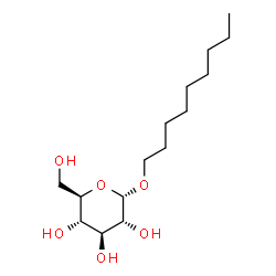 N-NONYL A-D-GLUCOPYRANOSIDE结构式