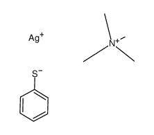 monosilver(I) mono(tetramethylammonium) monobenzenethiolate Structure