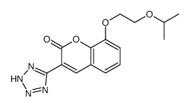 8-(2-propan-2-yloxyethoxy)-3-(2H-tetrazol-5-yl)chromen-2-one Structure