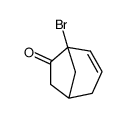 1-bromobicyclo[3.2.1]oct-2-en-7-one结构式