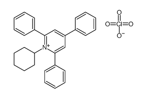 1-cyclohexyl-2,4,6-triphenylpyridin-1-ium,perchlorate结构式