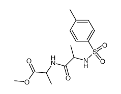 Ts-dl-Ala-dl-Ala-OCH3 Structure