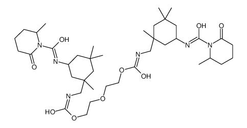 oxydiethylene bis[[[1,3,3-trimethyl-5-[[(2-methyl-6-oxo-1-piperidyl)carbonyl]amino]cyclohexyl]methyl]carbamate] Structure