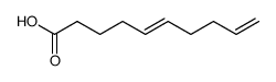 (E)-9-Deca-5,9-dienoic acid Structure