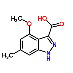 4-Methoxy-6-methyl-1H-indazole-3-carboxylic acid picture