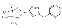 2-((4-(4,4,5,5-TETRAMETHYL-1,3,2-DIOXABOROLAN-2-YL)-1H-PYRAZOL-1-YL)METHYL)PYRIDINE structure