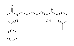 1-(3-methylphenyl)-3-[4-(6-oxo-3-phenylpyridazin-1-yl)butyl]urea Structure