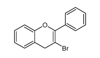 3-bromo-2-phenyl-4H-chromene结构式