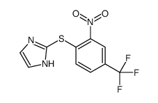 2-[2-nitro-4-(trifluoromethyl)phenyl]sulfanyl-1H-imidazole Structure