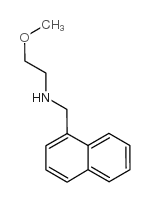 2-methoxy-N-(naphthalen-1-ylmethyl)ethanamine structure