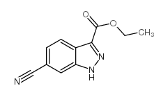 Ethyl 6-cyano-1H-indazole-3-carboxylate Structure