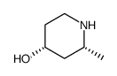 (2R,4R)-2-Methylpiperidin-4-ol structure