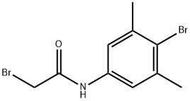 2-bromo-N-(4-bromo-3,5-dimethylphenyl)acetamide Structure