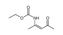 Carbamic acid,(1-methyl-3-oxo-1-butenyl)-,ethyl ester (9CI) Structure