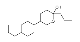 2-propyl-5-(4-propylcyclohexyl)oxan-2-ol Structure