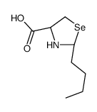 (4S)-2-butyl-1,3-selenazolidine-4-carboxylic acid Structure