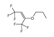 1,1,1,4,4,4-hexafluoro-2-propoxybut-2-ene Structure