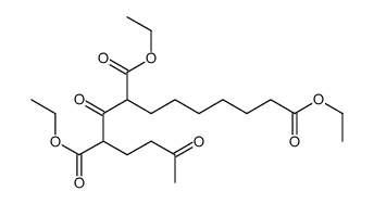 triethyl 8,12-dioxotridecane-1,7,9-tricarboxylate Structure