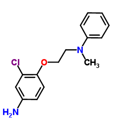 3-Chloro-4-{2-[methyl(phenyl)amino]ethoxy}aniline Structure