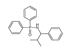 N-diphenylphosphoryl-2-methyl-1-phenylpropan-1-amine Structure