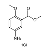 Benzoic acid, 5-amino-2-methoxy-, methyl ester, hydrochloride picture