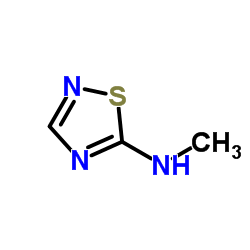 N-Methyl-1,2,4-thiadiazol-5-amine结构式