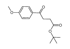 tert-butyl 4-(4-methoxyphenyl)-4-oxobutanoate结构式