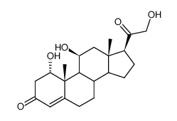 1alpha-Hydroxycorticosterone结构式