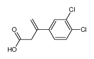 3-(3,4-dichlorophenyl)but-3-enoic acid结构式