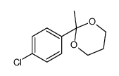 2-(4-chlorophenyl)-2-methyl-1,3-dioxane Structure