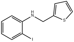 2-Iodo-N-(thiophen-2-ylmethyl)aniline Structure