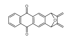 1,2,3,4-tetrahydro-2,3-bis(methylene)-1,4-epoxynaphthacene-6,11-dione结构式