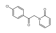 1-(2-(4-chlorophenyl)-2-oxoethyl)pyridin-2(1H)-one structure