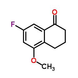 7-Fluoro-5-methoxy-3,4-dihydro-1(2H)-naphthalenone Structure