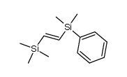 β-(E)-1-trimethylsilyl-2-dimethylphenylsilylethylene Structure